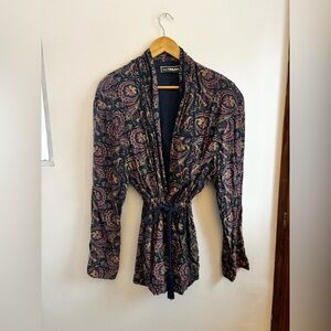 VINTAGE| Diane Gilman 100% silk jacket/blazer | size medium